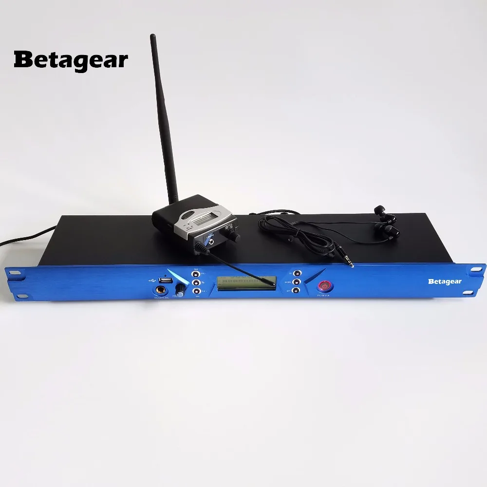 Сценический монитор Betagear BT5101 IEM беспроводная система УВЧ передатчик 1 приемник