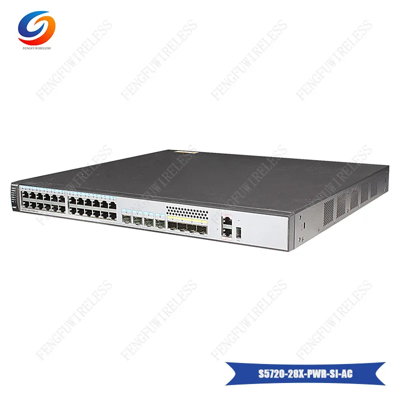 100% абсолютно новый оригинальный коммутатор Hua wei 24 порта POE Gigabit Ethernet S5720 28X PWR SI AC с 4
