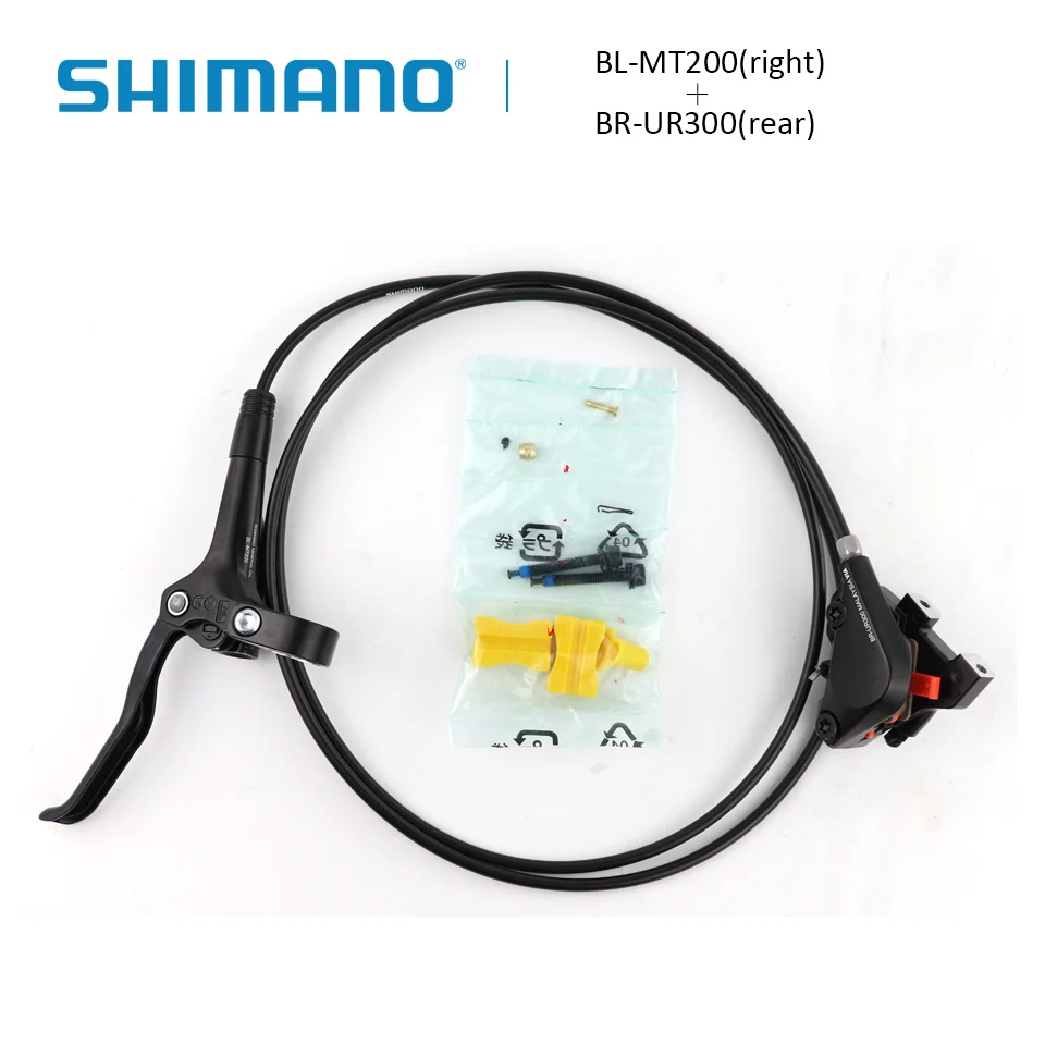 SHIMANO BL-MT200 тормозной рычаг + BR-UR300 Гидравлический дисковый тормоз с B01S полимерная