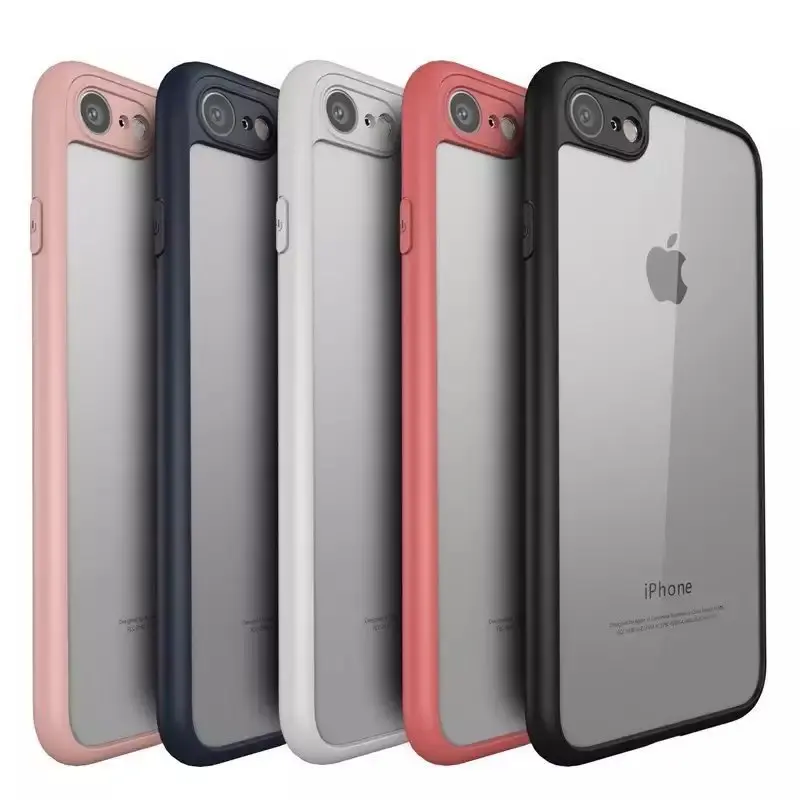 ТПУ телефон Чехол для iPhone 7 Plus 6 S плюс 6splus Прозрачный защиты оболочка задняя