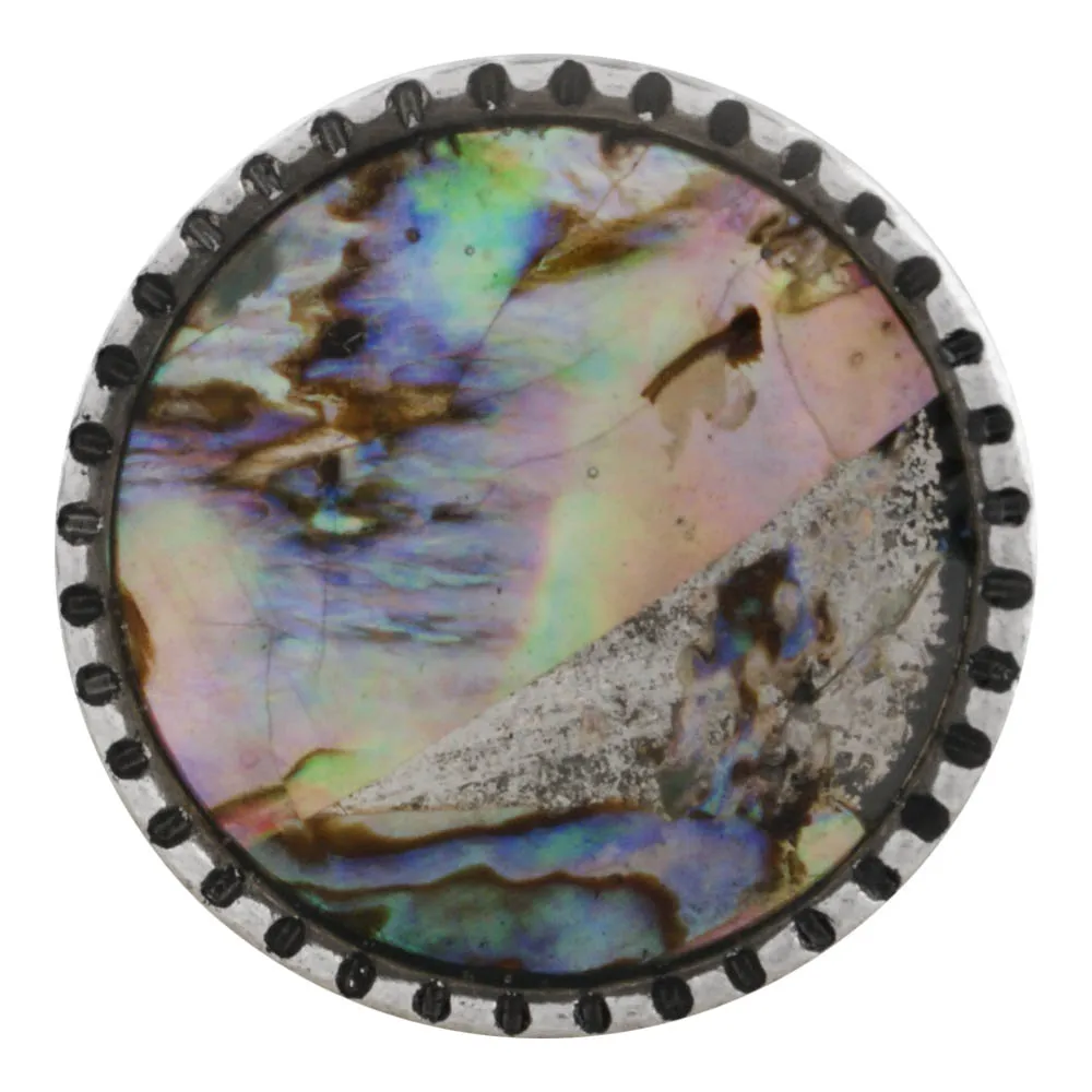 Натуральная круглая ракушка Шарм 18 мм Кнопка защелка для изготовление сережек DIY