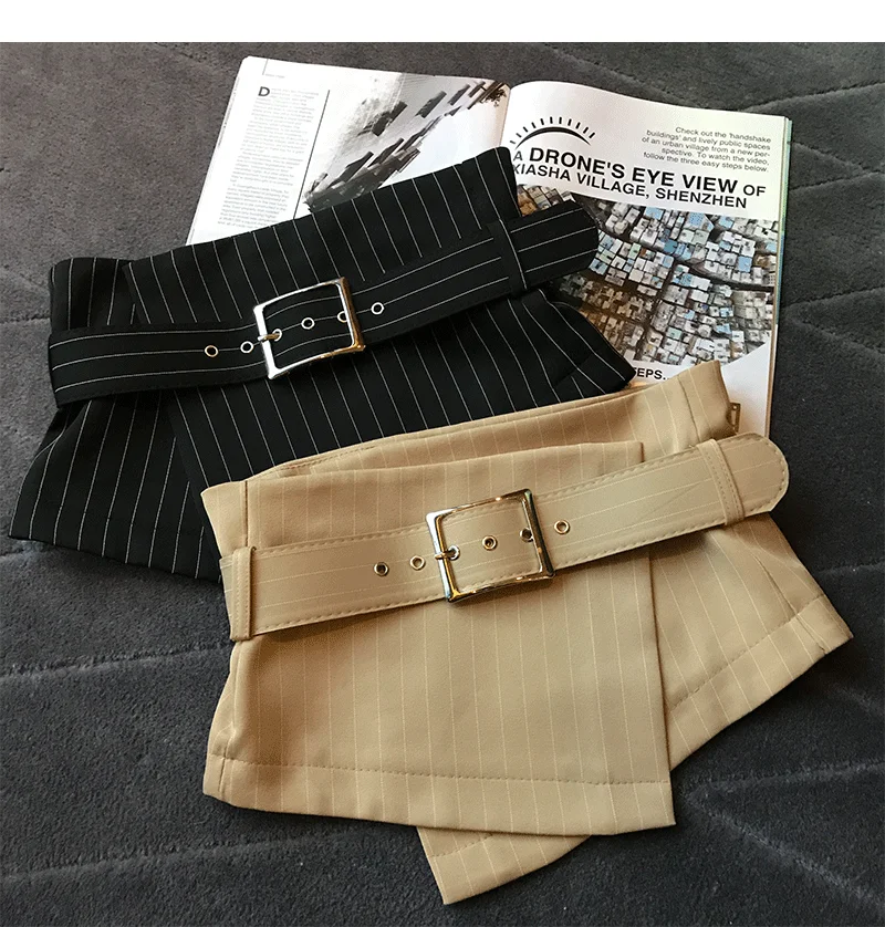 

2019 Polyester Hot Sale Corset Fajas Woman Belly In Sealing Stripes Beam Waist Belt Fashionable Joker Retro Widen The Show Thin