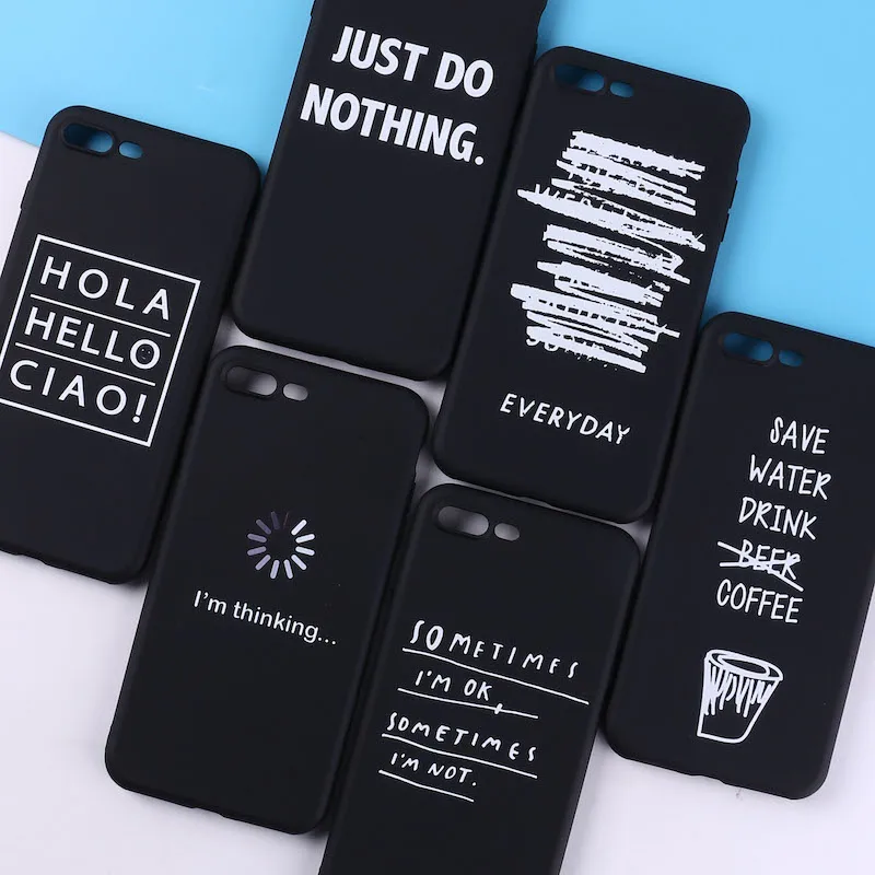 Мягкий силиконовый матовый чехол из ТПУ для iPhone 8 8Plus X 7 7Plus наклейка девочек с