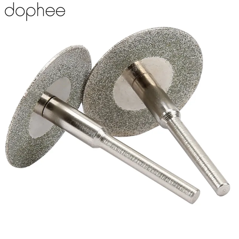 Dophee 10 шт. роторные алмазные режущие инструменты Dremel диаметр 25 мм острые диски +