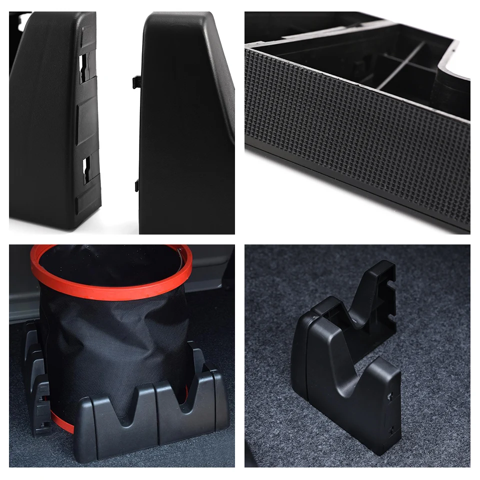 Partol Черный ABS багажник автомобиля организовать блоки хранения DIY авто багажник багаж карго Универсальный L Форма перегородка грузовой компоновки