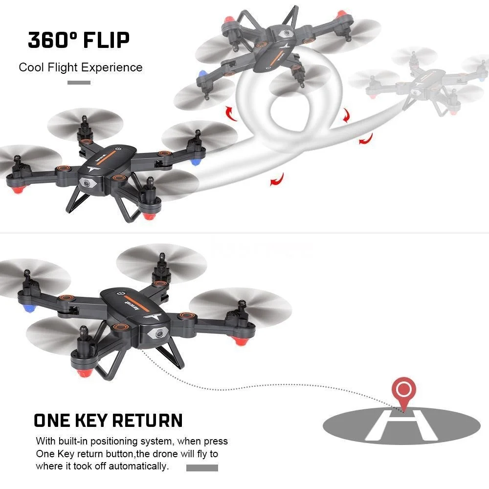 Селфи Дрон удержание высоты RC вертолет 2 4 ГГц 4CH 6 осевой F16W WiFi FPV 720P камера