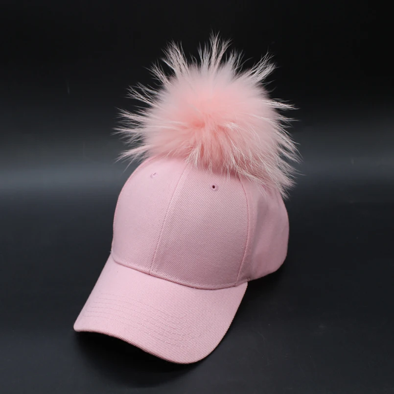 Новинка 2019 модные однотонные черные бейсболки для женщин бейсболка с помпоном из