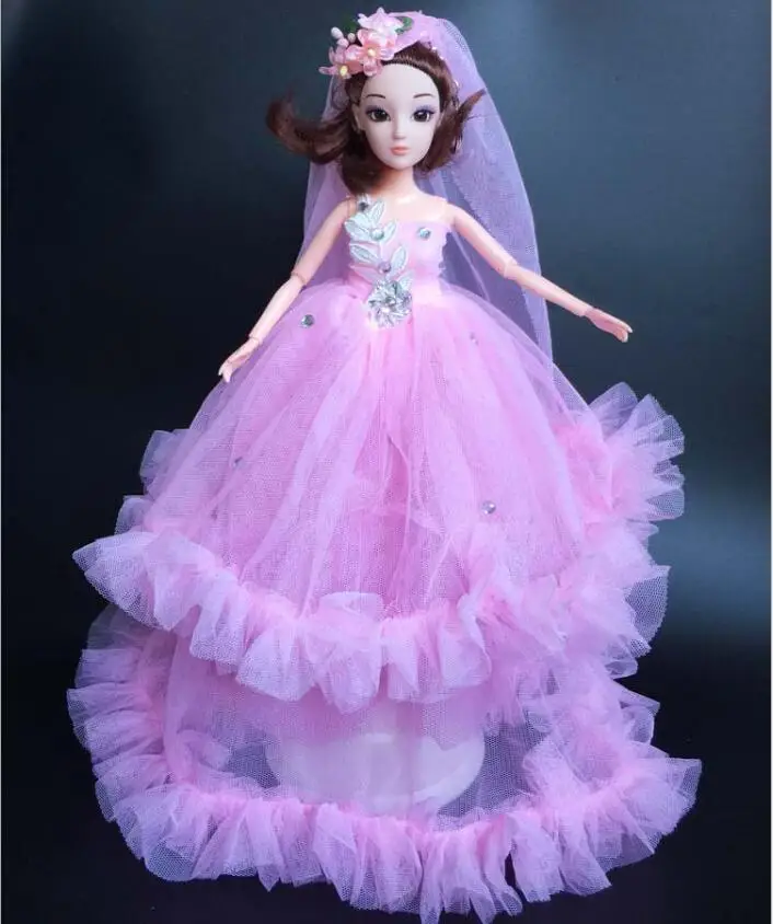 40 cm handmade wedding doll 3D real eye princess boys and girls toys | Игрушки и хобби