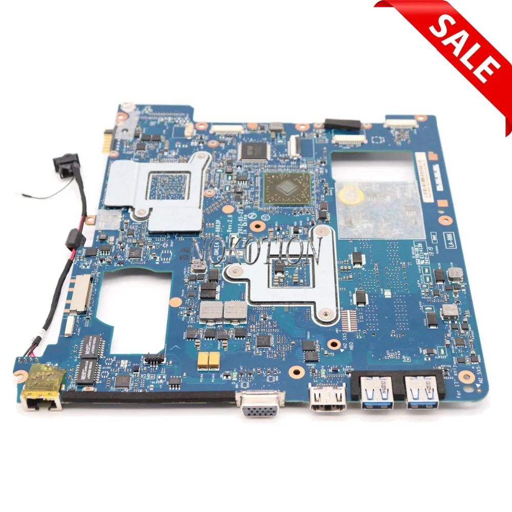 Материнская плата для ноутбука Samsung NP355 NP355C4C NP355V5C QMLE4 LA-8863P BA59-03567A HD7600 1 ГБ разъем FS1