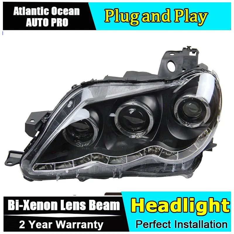 

Car Styling New For Toyota Reiz Mark X headlights 2010-2013 MarkX led headlight head lamp led drl HID KIT Bi-Xenon Lens low beam
