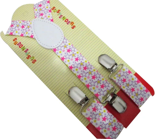 Бесплатная доставка 2018 новые модные Регулируемые Широкие Детские подтяжки с