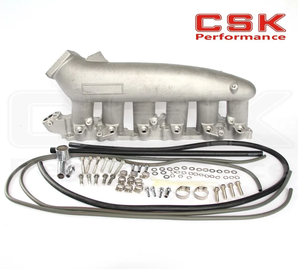 Впускной коллектор из литого алюминия подходит для Nissan 240SX RB25det RB25 Skyline R32 R33 R34 1989