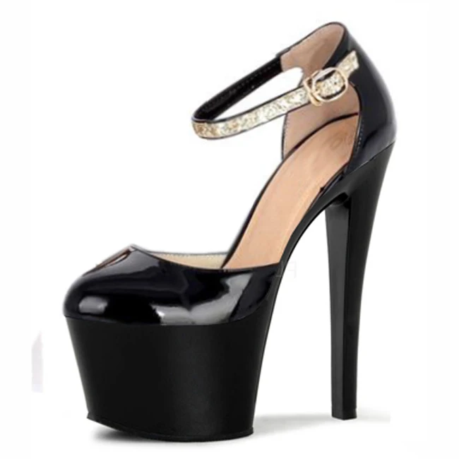 Обувь женские туфли лодочки 2015 г. Весенние пикантные на высоком каблуке 17 см