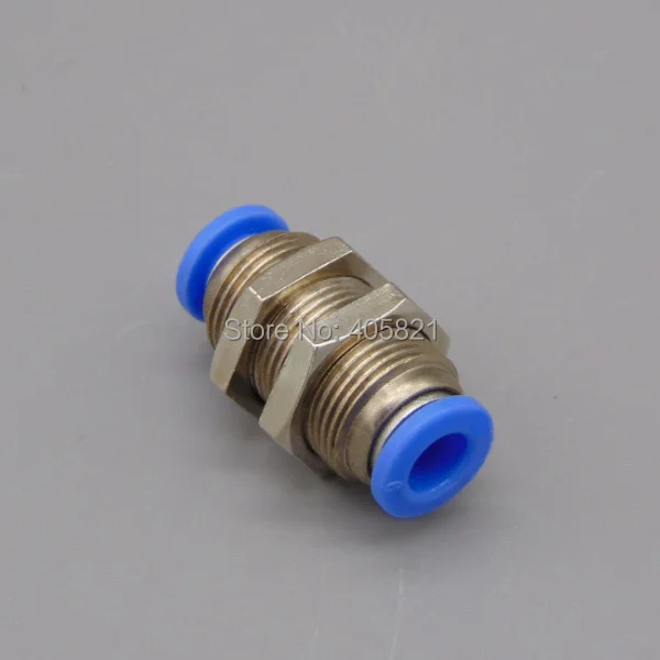 

Two Way Push 10mm Tube Nickel-Plated Air Tubing Connector Components