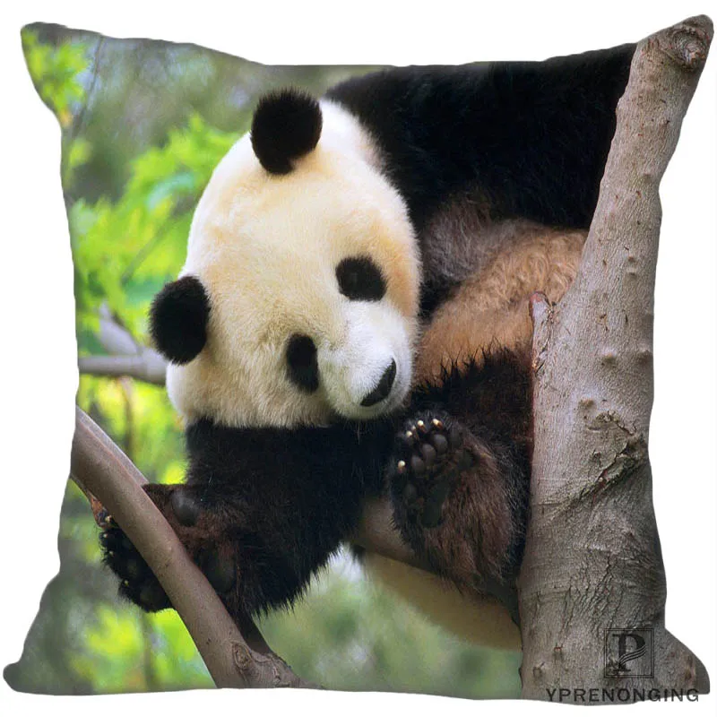 Square Pillowcase Заказная гигантская панда квадратная Наволочка на заказ молнии чехол для подушки(с одной стороны) 180522-02-22 - Цвет: Square Pillowcase