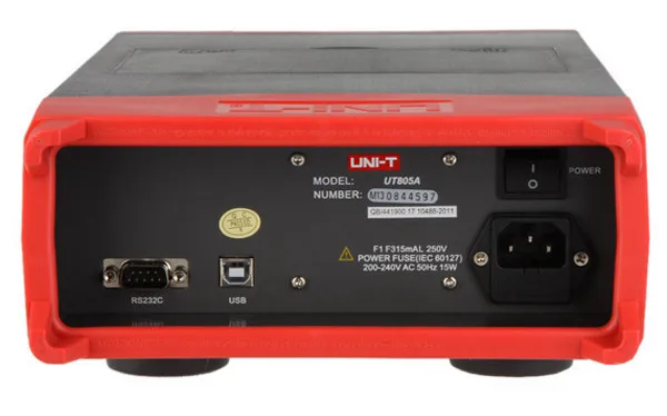 UNI T UT805A настольный цифровой мультиметр Вольт Ампер Ом тестер емкости|tester uni-t|tester
