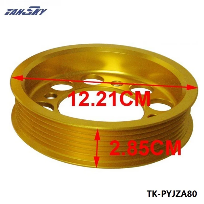 Легкий шкив коленвала для 93 97 TOYOTA SUPRA JZA80 2jzgteunderdrive TK PYJZA80|lightweight crank pulley|crank pulleylightweight