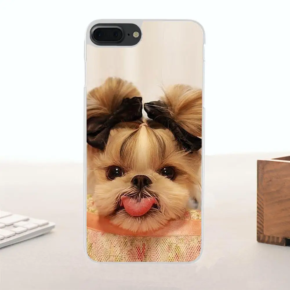 Мягкий ТПУ Лидер продаж Shih Tzu Щенки собак для Galaxy Alpha Core Note 2 3 4 S2 A10 A20 A20E A30 A40 A50 A60 A70