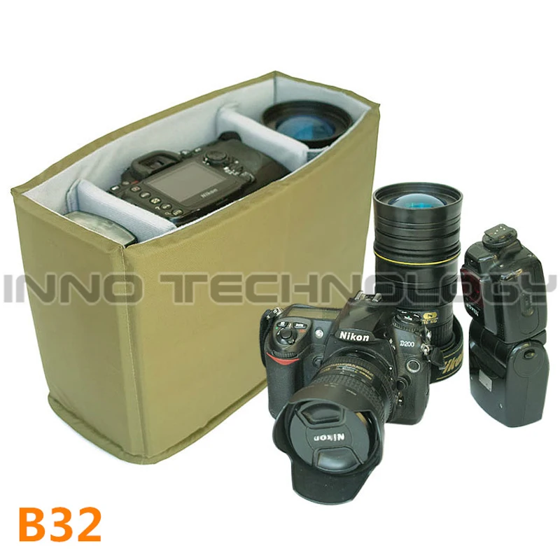 Камера/Сумка для видеокамеры вставить DSLR делитель защитный чехол складной