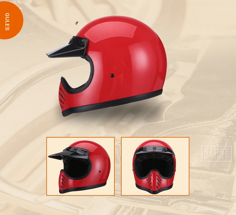 AMZ мотоциклетный шлем из стекловолокна для мотокросса Casco Capacete, мотоциклетный шлем с полным лицом, мотоциклетный шлем в горошек, сертификация