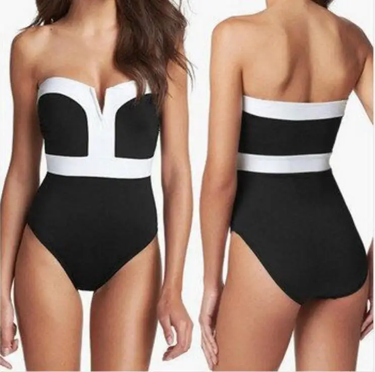 2017 НОВЫЙ Сексуальный Цельный Купальник Женщин Плюс Размер Купальники Бинты