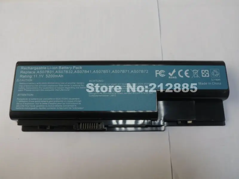 Аккумулятор Для ноутбука eMachines E510 E520 G420 G520 G620 G720 Шлюз MD7801u AS07B31 AS07B41 AS07B51 AS07B61 AS07B71 |
