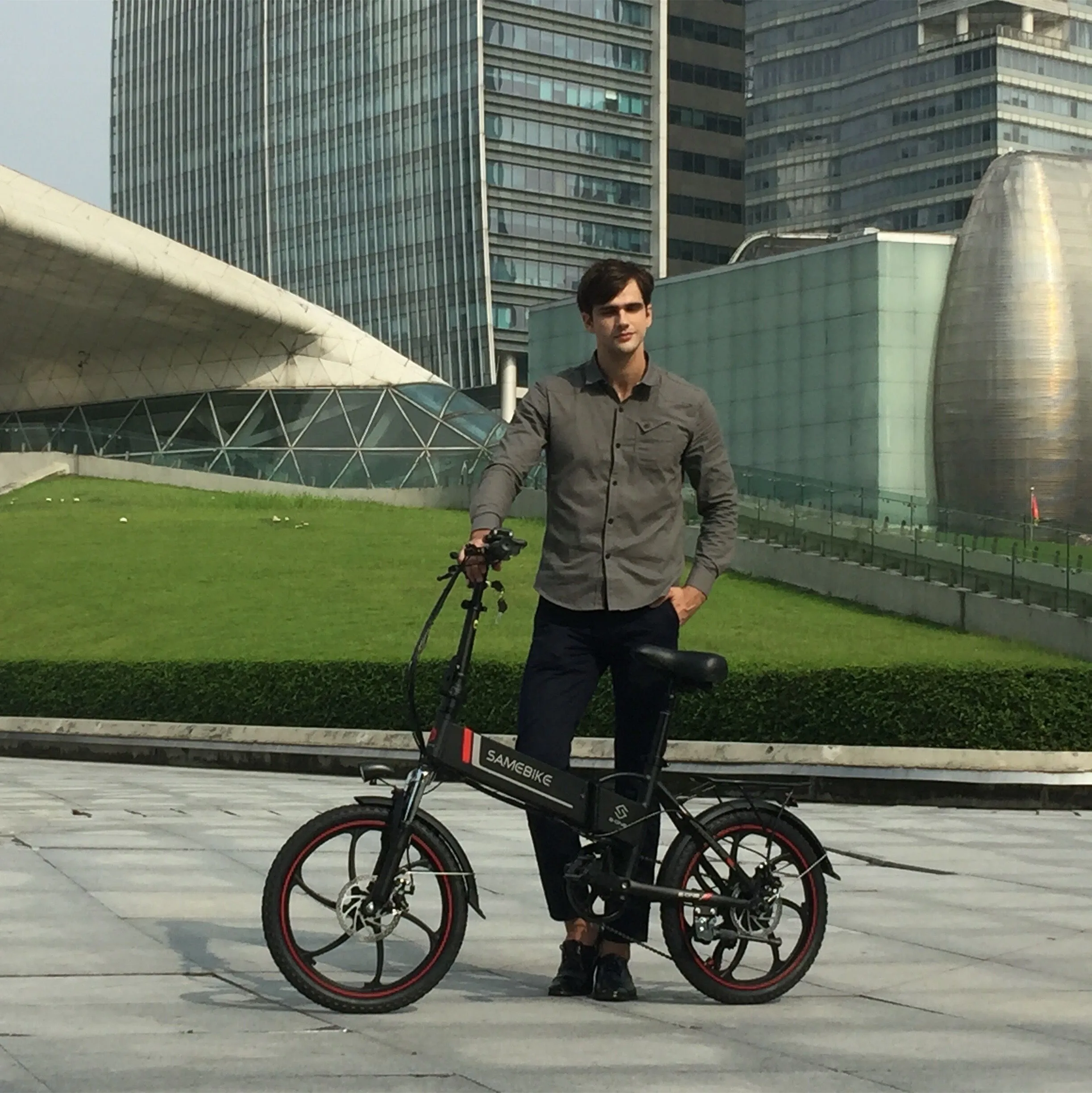 Samebike 20 &quotалюминиевый сплав складываемый Электрический велосипед 48 В 8Ah 350 Вт 25
