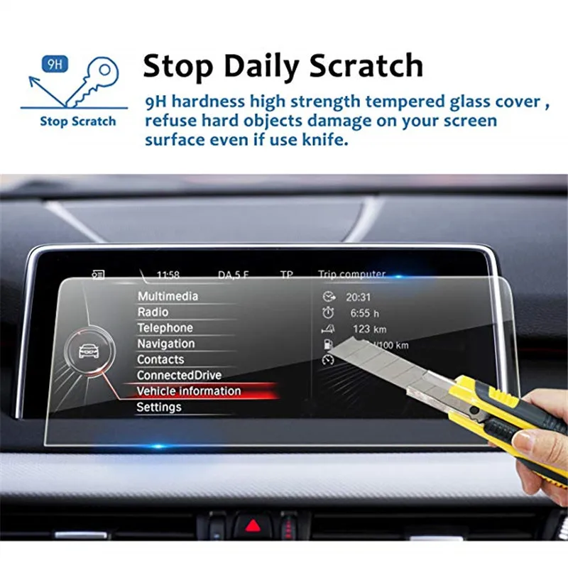 For BMW X5 / X6 2014-2018 F15 F16 Screen Car Navigation Protector Tempered Glass Touch | Автомобили и мотоциклы