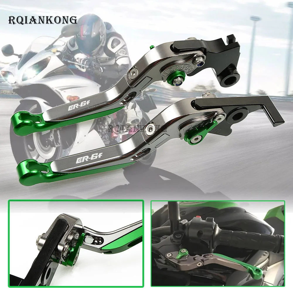 Мотоциклетные рычаги тормозного сцепления для KAWASAKI NINJA ER6F ER 6F 2006 2007 2008 складной