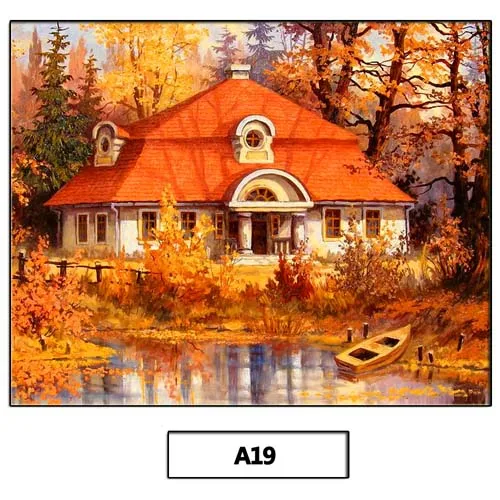 5D DIY алмазная живопись Кристальный Пейзаж Вышивка Алмазная мозаика узоры бисер вышивка крестиком кубик Рубик Декор стены ремесло - Цвет: Сливовый