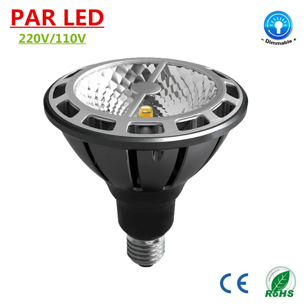 12 шт./лот Par38 20 Вт Led Cob холодный белый 5500 K/теплый 2700K 3000K LED лампа Par 38 для домашнего