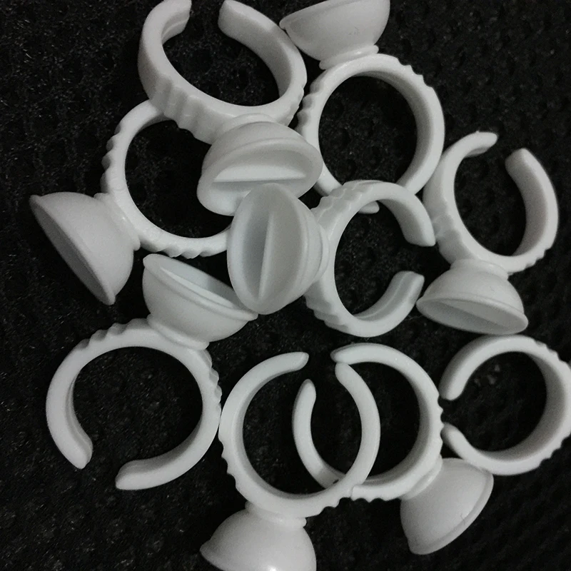 100 шт маленький размер Одноразовые Перманентный макияж кольцо делитель тату