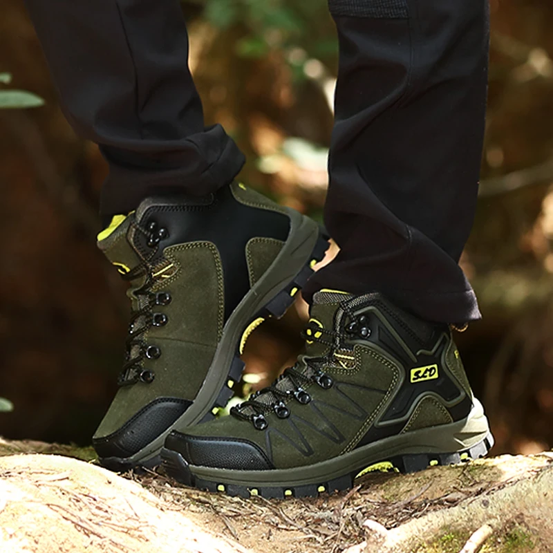 Мужские кроссовки для туризма gomближнего и весеннего сезона дышащие