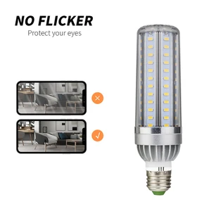 Светодиодный вентилятор для кукурузы высокой мощности, 5730 SMD 25 Вт 35 Вт 45 Вт E27, алюминиевый светодиодный вентилятор охлаждения, светодиодный светильник без мерцания для домашнего освещения