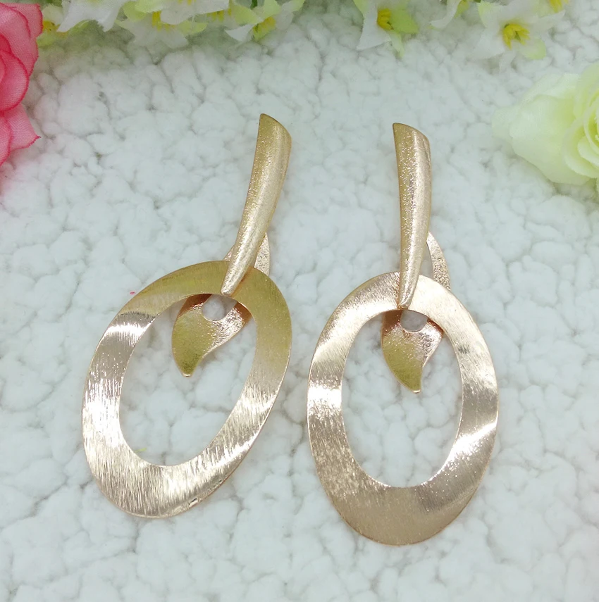 AMORUI Femme в стиле &quotхип хоп&quot золотой большие длинные пикантные заниженной линией