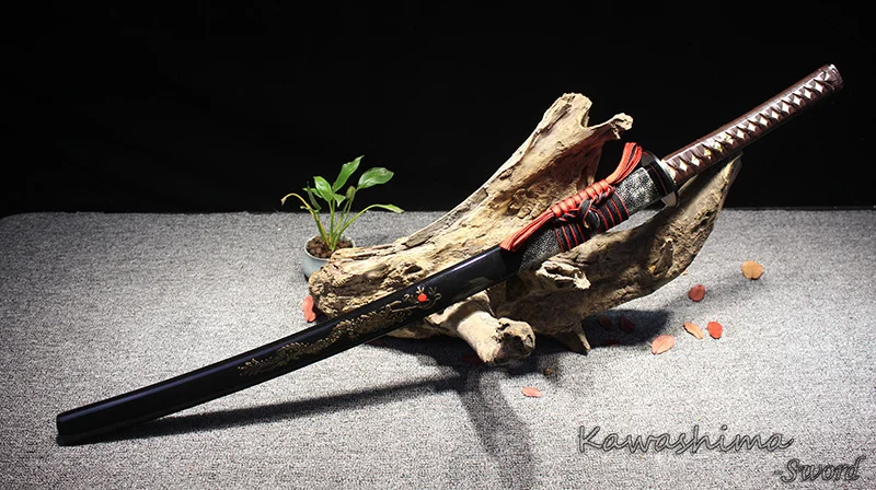 Ручной работы японских самураев Катан высокоуглеродистой Сталь настоящий меч
