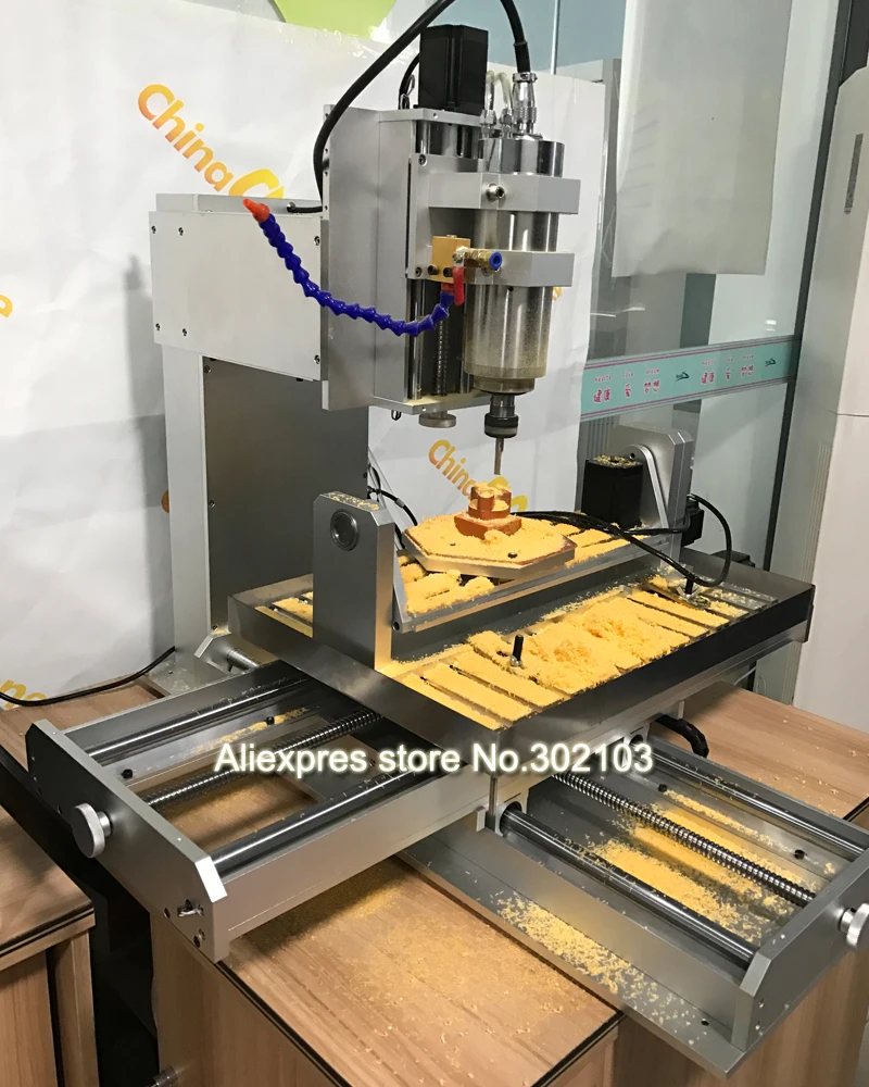 CNC 5 осевой фрезерный станок гравировальный станок CNC 6040 Mach3 USB шариковый винт CNC Тип столба дерево алюминий медь металл фрезерный станок