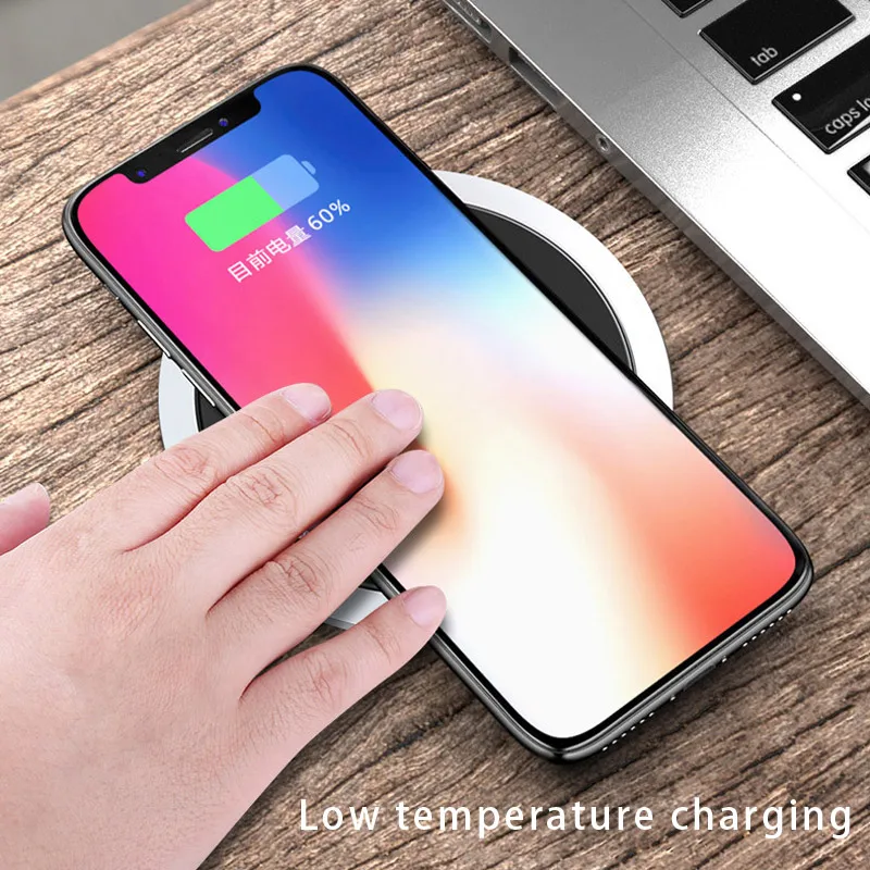 Беспроводное зарядное устройство для зарядки телефона адаптер quick charge 3 0 QC iphone X 8