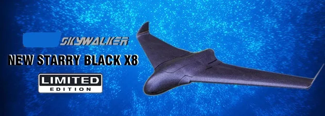 Звездный черный ограниченная версия skywalker X8 Летающий крыло самолет(большая плотность более высокая прочность ровная поверхность более светлый цвет