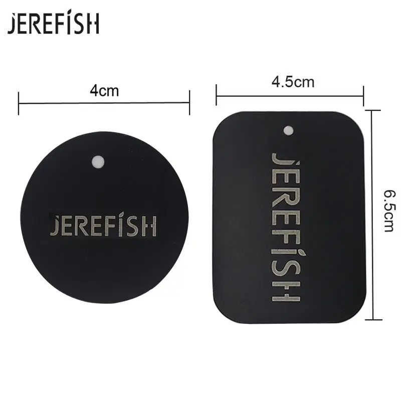 JEREFISH 2 комплекта запасных металлических пластин с клейкой поверхностью для любых