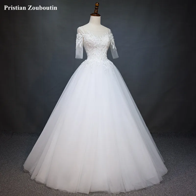 free shipping Vestido De Noiva Designer Wedding Dress brand Dresses o neck robe de mariage bridal gown cheap | Свадьбы и торжества