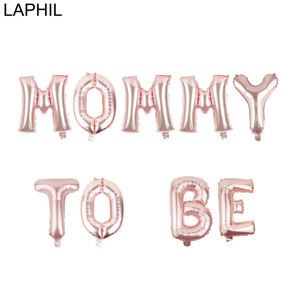 

LAPHIL Baby Shower Mummy To Be Foil Balloons Blue Pink Its a Boy Girl Ballon Babyshower Decorations Gender Reveal Party Supplies