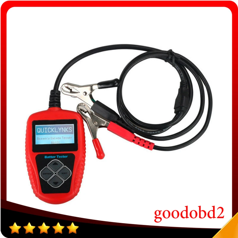 Анализатор автомобильного аккумулятора BA101, 12 В, 100-2000cca, 220 Ач Анализатор автомобильного аккумулятора BA101, 12 В, 100-2000cca, 220 Ач