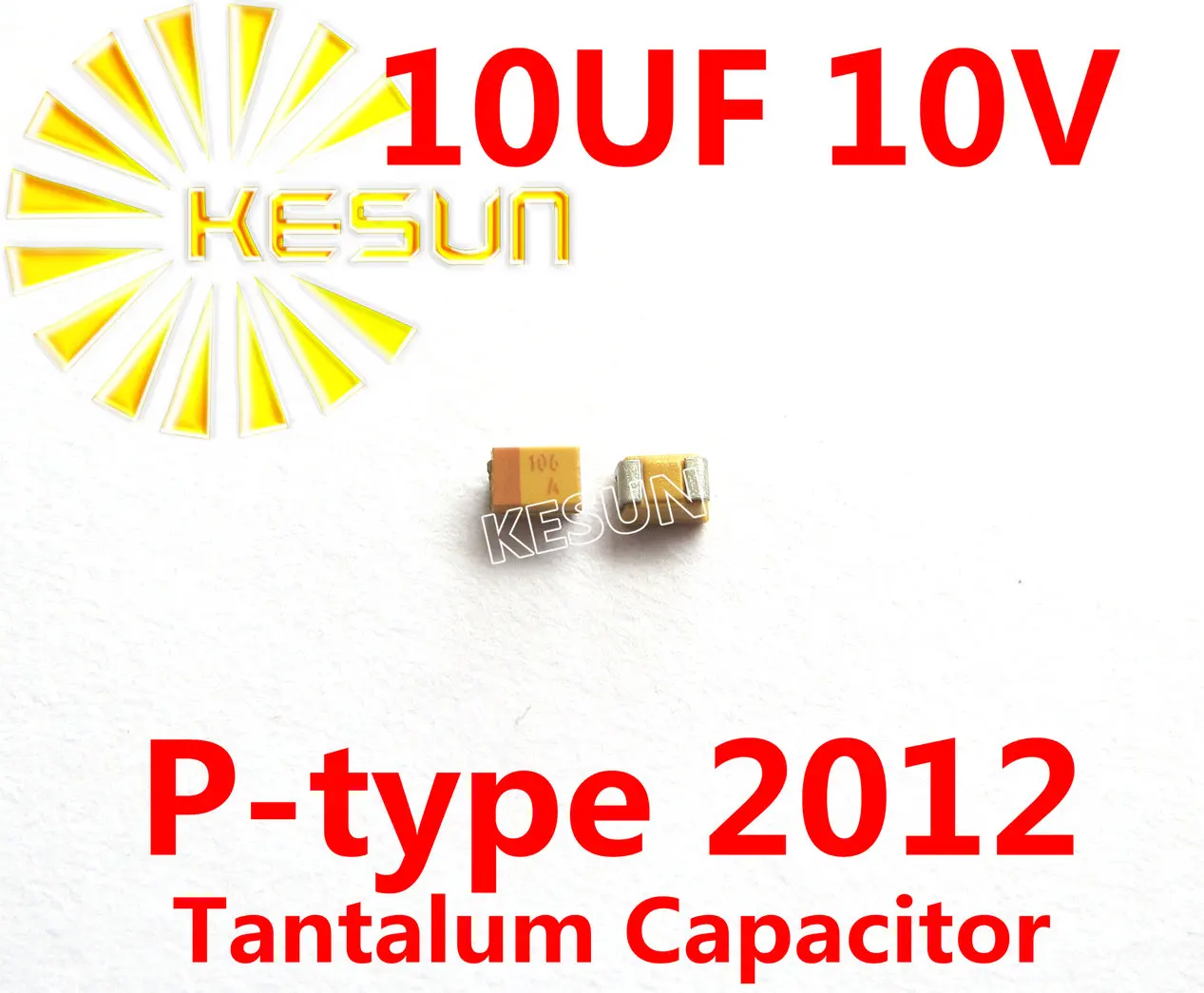 

P type 0805 J type 0603 0.22/0.33/1/2.2/3.3/4.7/6.8/10/22/33/47/100UF 4V 6.3V 10V 16V SMD Tantalum Capacitor x100PCS