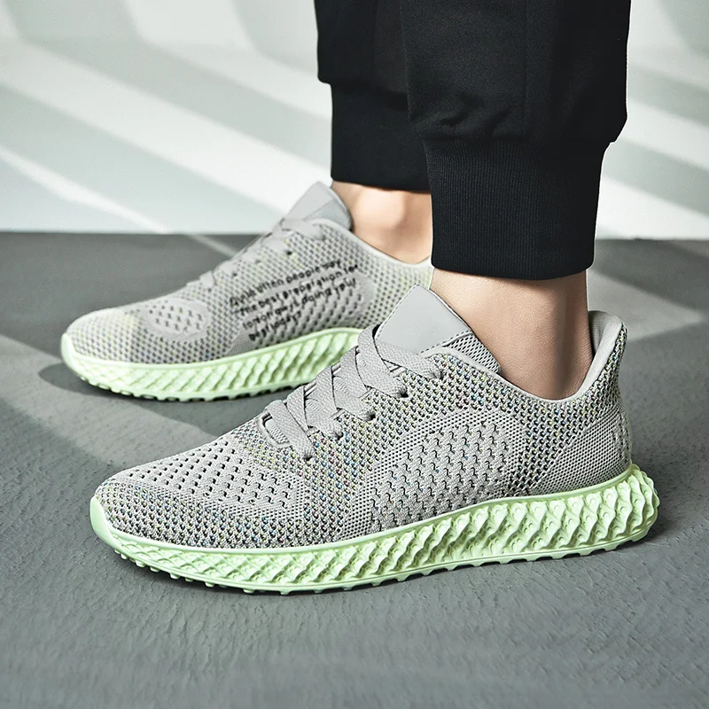 TERESA RIPOLL Men Sneakers 2019 Fashion Sport Casual Shoes Breathable Mesh Lace up Running Man's Classical Outdoor |