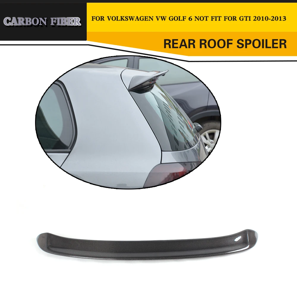 Стайлинг автомобиля углеродное волокно фоторамка для VW Golf MK6 Standard 2010 2013|rear roof