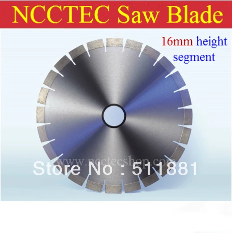[16mm height segment] 16'' SUPERME diamond saw blade |  400mm concrete saw blade  | highway cutting blade