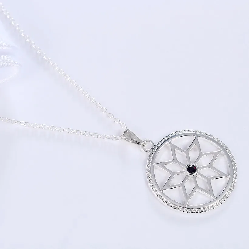 Женское Ожерелье с камнями Kinitial очаровательные руны кулон в виде звезды богемная