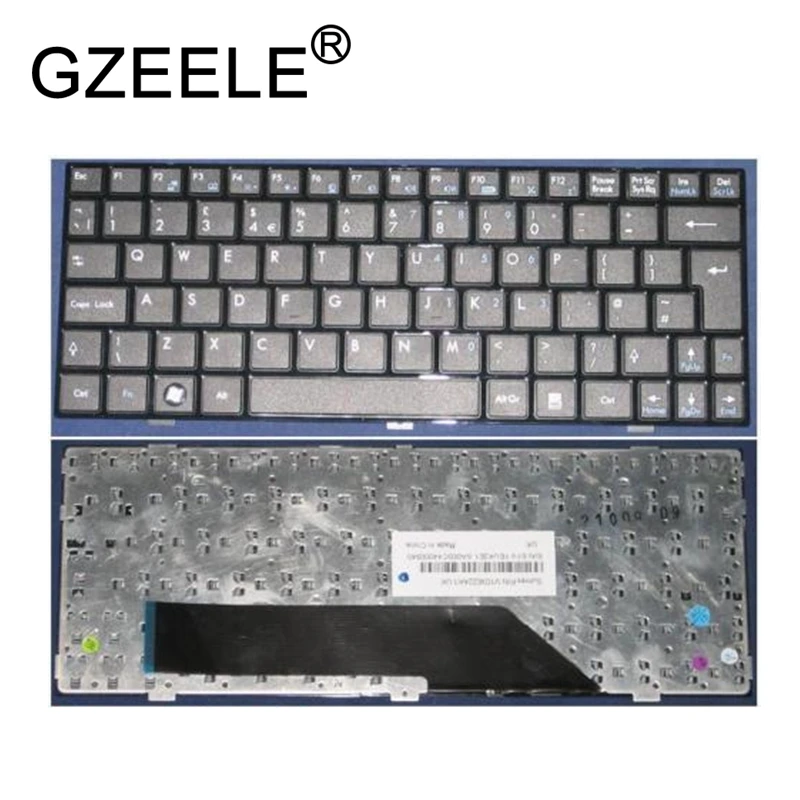 Новинка GZEELE для ноутбука MSI U135 U135dx U160 U160dx U180 V103622AK1|Клавиатуры замены| |