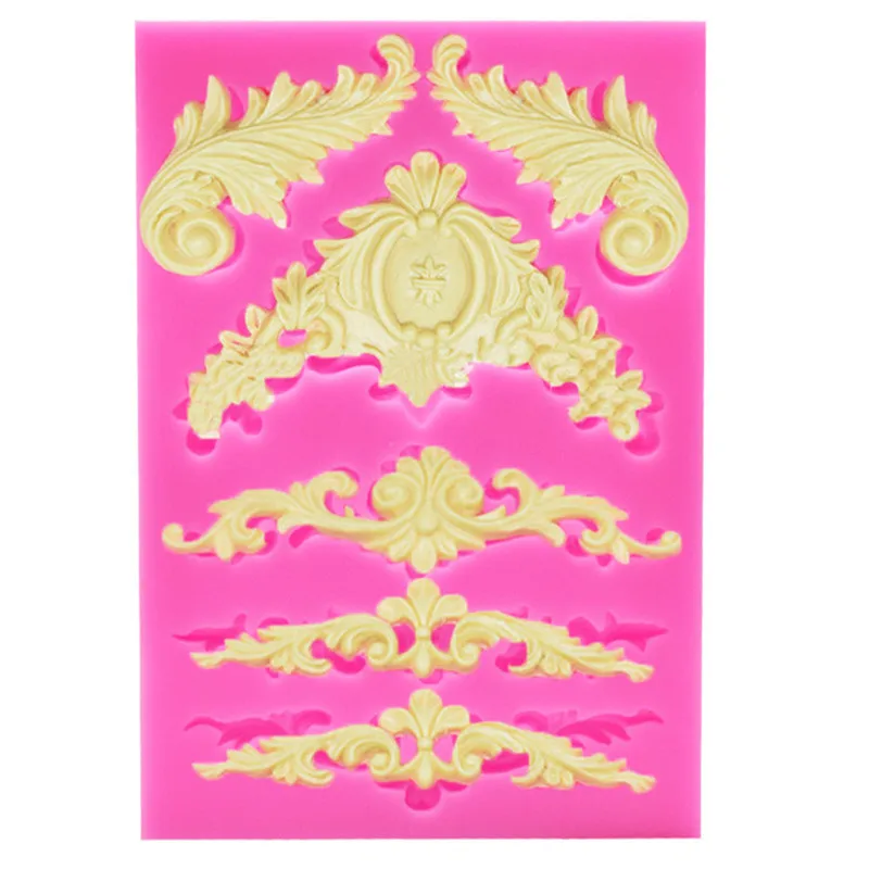 

VOGVIGO European Lace Silicone Mold DIY Fondant Wedding Party Cake Mold Chocolate Fudge Mold Kitchen Baking Utensils Bakery Tool